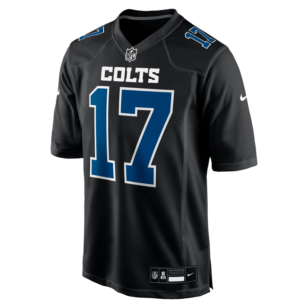 Indianapolis Colts Daniel Jones Carbon Black Fashion Game Jersey product image 2, provided for visual reference and product