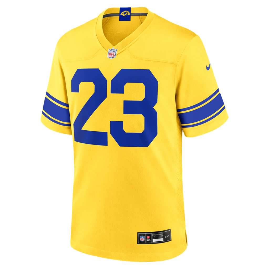 Los Angeles Rams Kyren Williams White White Game Player Jersey product image 15, provided for visual reference and product