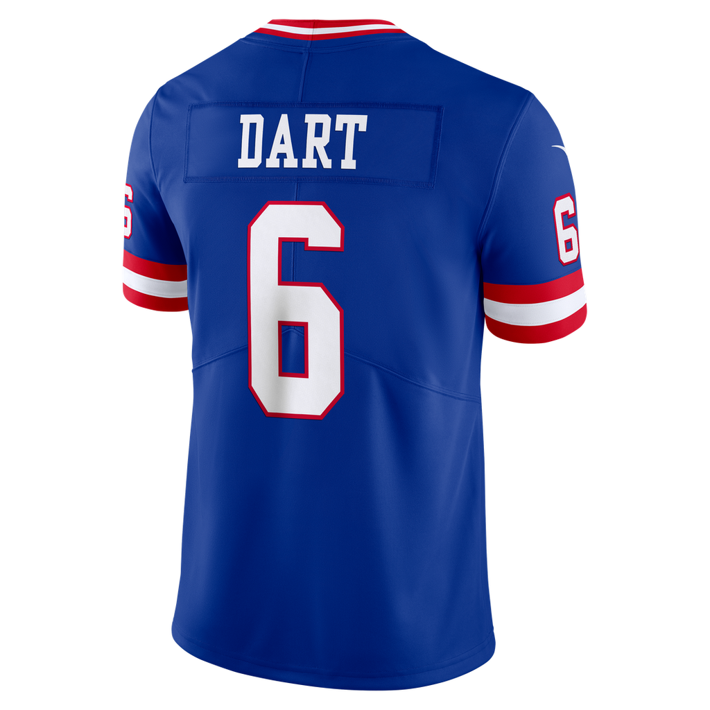 New York Giants Jaxson Dart Royal Legacy Vapor Untouchable Stitched Limited Jersey product image 3, provided for visual