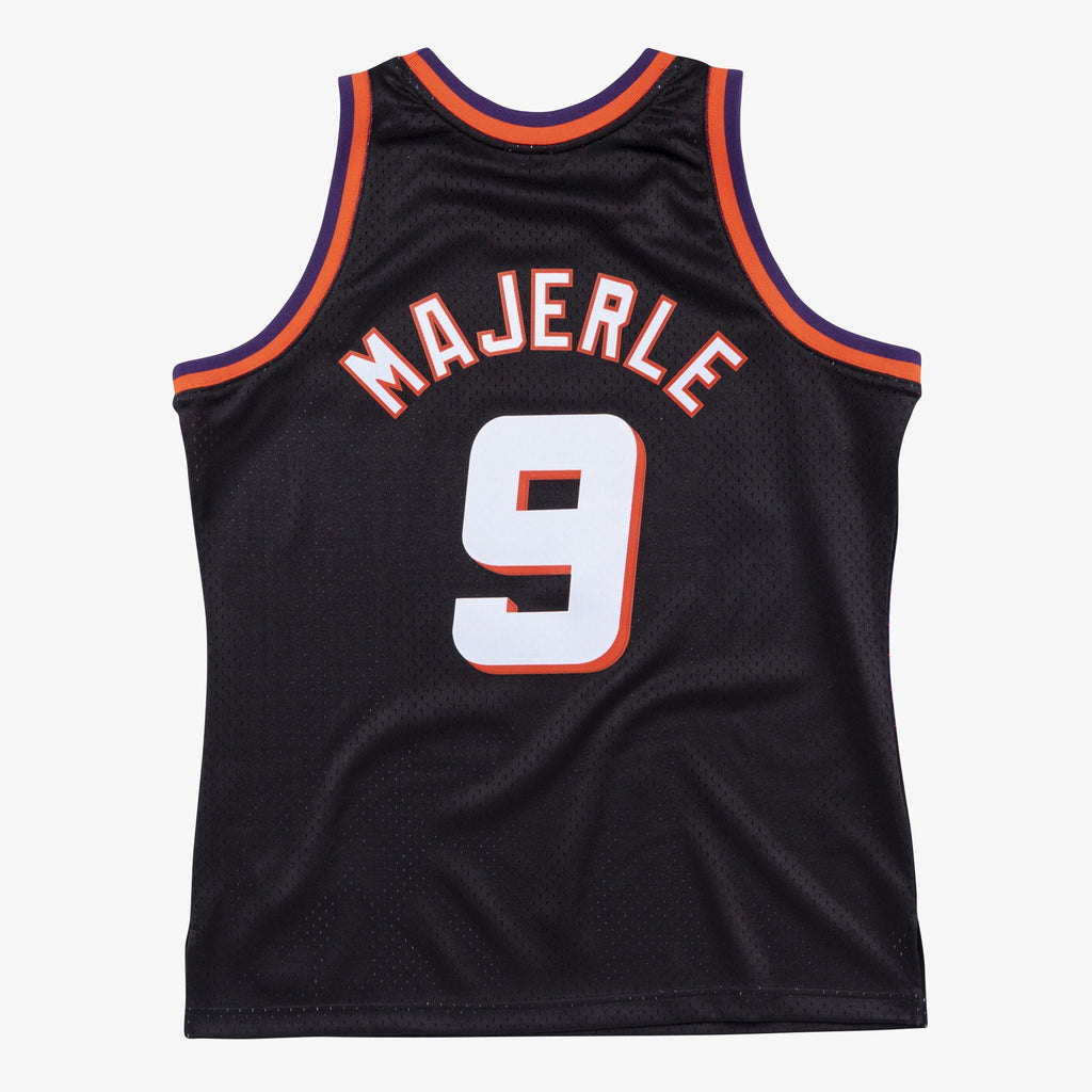 Dan Majerle Phoenix Suns 1994 Alt Road Authentic Swingman Jersey - Black product image 4, provided for visual reference and