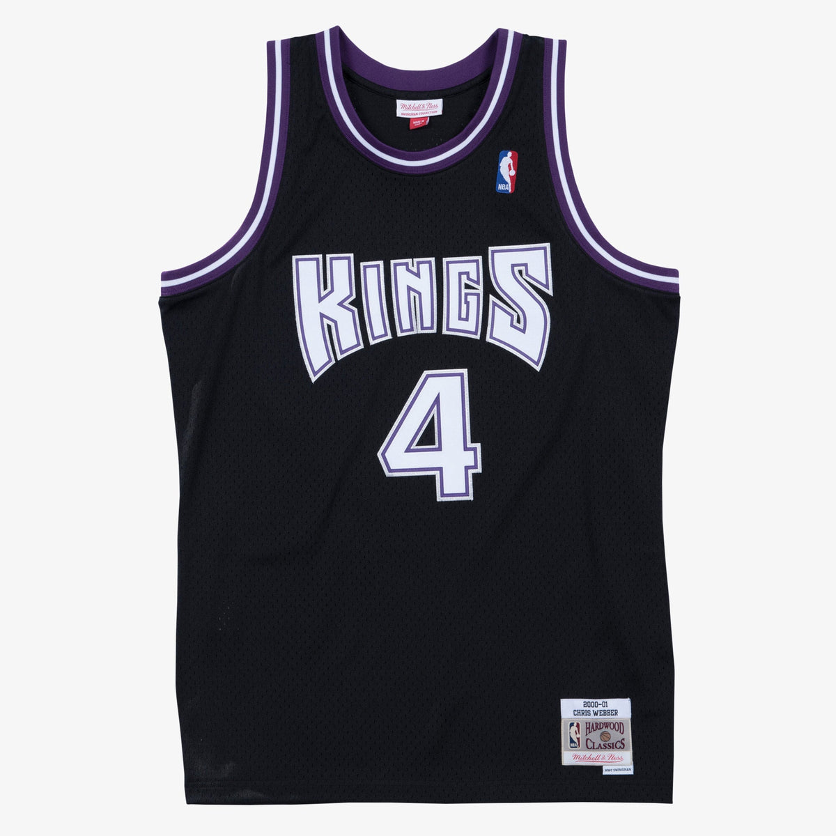 Chris Webber Sacramento Kings 2000-01 Swingman Road Jersey product image 2, provided for visual reference and product detail