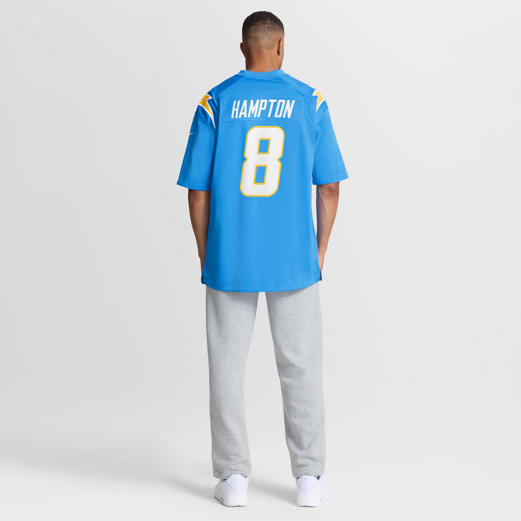 Los Angeles Chargers Omarion Hampton Gold Alternate Charger Power Game Player Jersey product image 14, provided for visual
