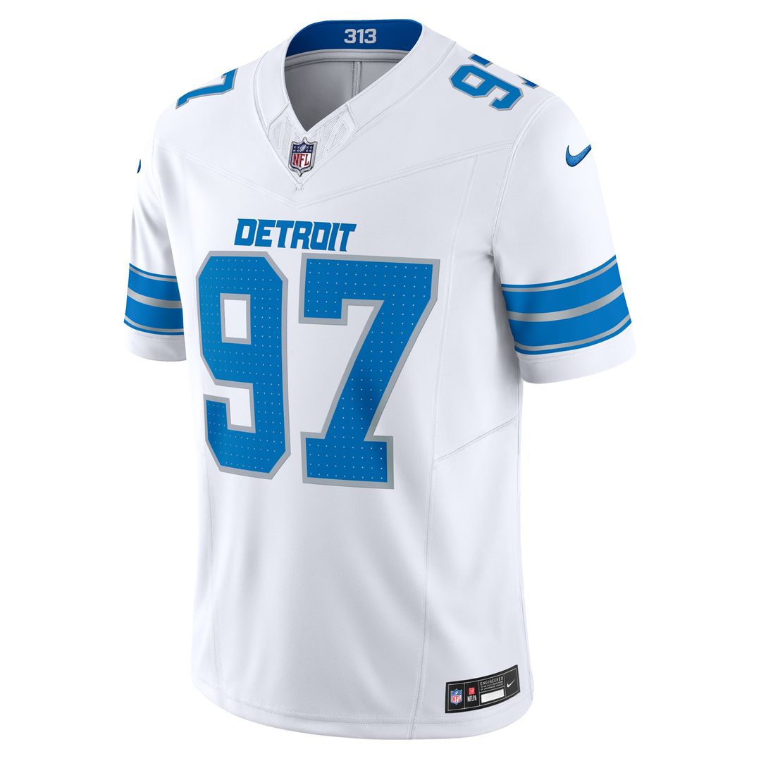 Detroit Lions Aidan Hutchinson Black 2nd Alternate Vapor F.U.S.E. Limited Jersey product image 11, provided for visual