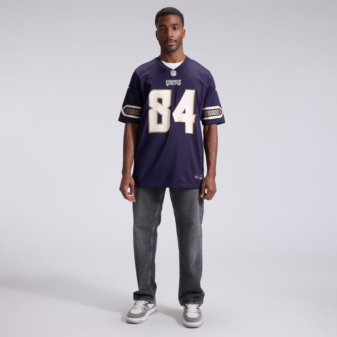 Minnesota Vikings Randy Moss Purple 2026 Rivalries Collection Game Jersey product image 4, provided for visual reference and