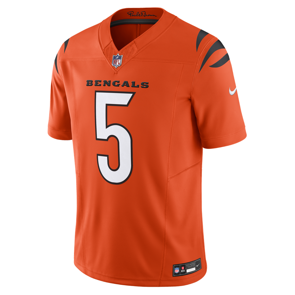 Cincinnati Bengals T-Shirt Higgins Orange Vapor F.U.S.E. Limited Jersey product image 2, provided for visual reference and