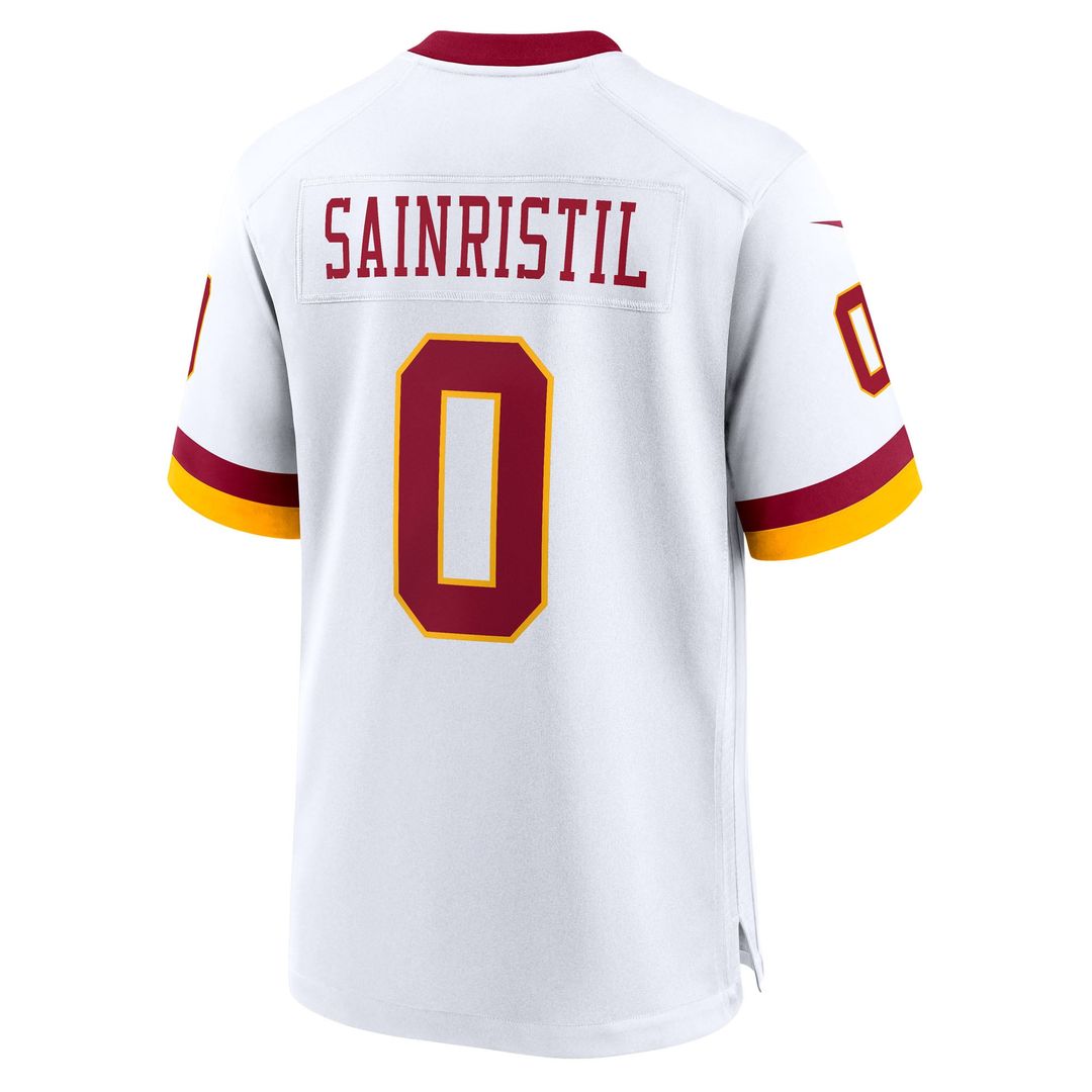Washington Commanders Mike Sainristil White Game Super Bowl Era Jersey product image 10, provided for visual reference and