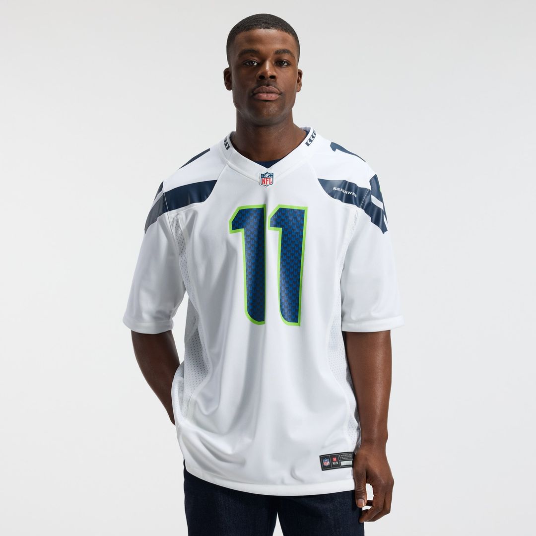 Seattle Seahawks Jaxon Smith-Njigba College Navy Game Jersey product image 17, provided for visual reference and product