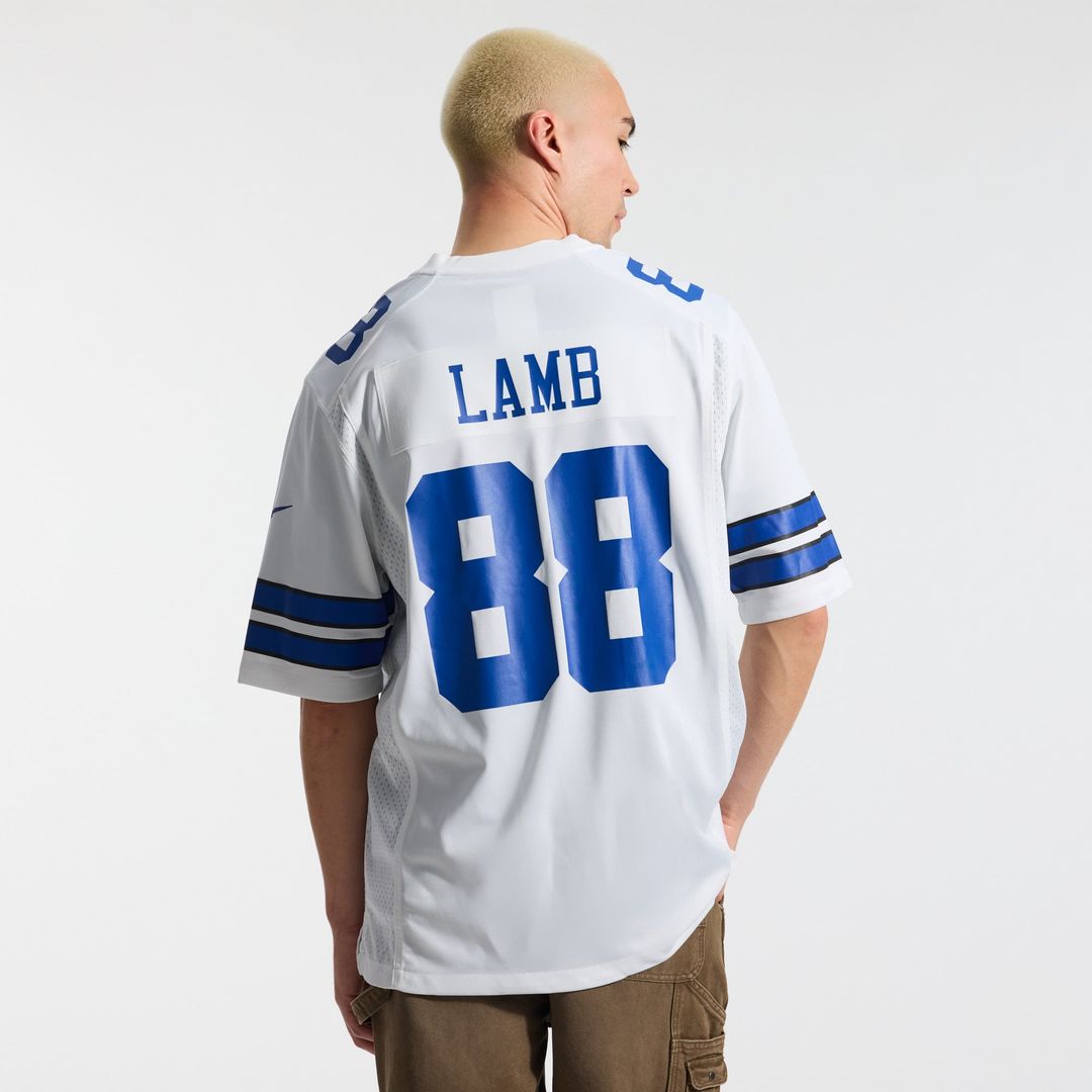 Dallas Cowboys CeeDee Lamb Navy Game Jersey product image 23, provided for visual reference and product detail review