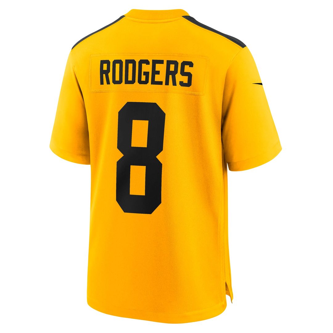 Pittsburgh Steelers Aaron Rodgers White Game Jersey product image 22, provided for visual reference and product detail review