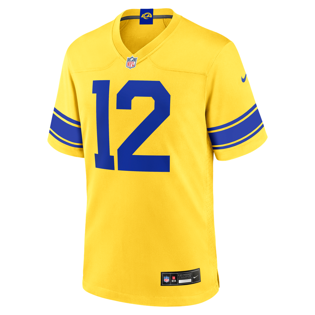 Los Angeles Rams Puka Nacua Classic Sol Game Jersey product image 5, provided for visual reference and product detail review