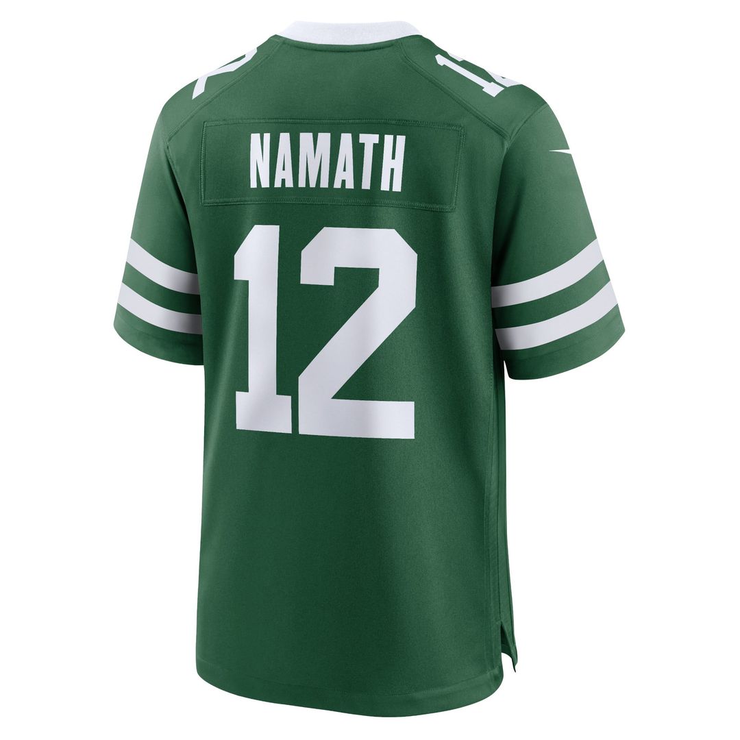 New York Jets Joe Namath White Classic Alternate Retired Player Game Jersey product image 15, provided for visual reference