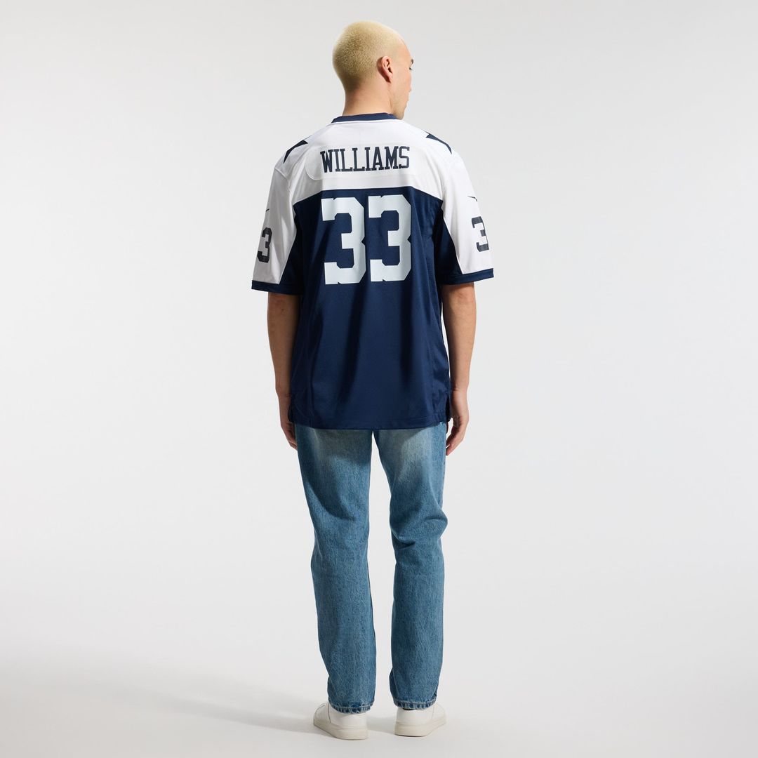 Dallas Cowboys Javonte Williams White Game Jersey product image 11, provided for visual reference and product detail review