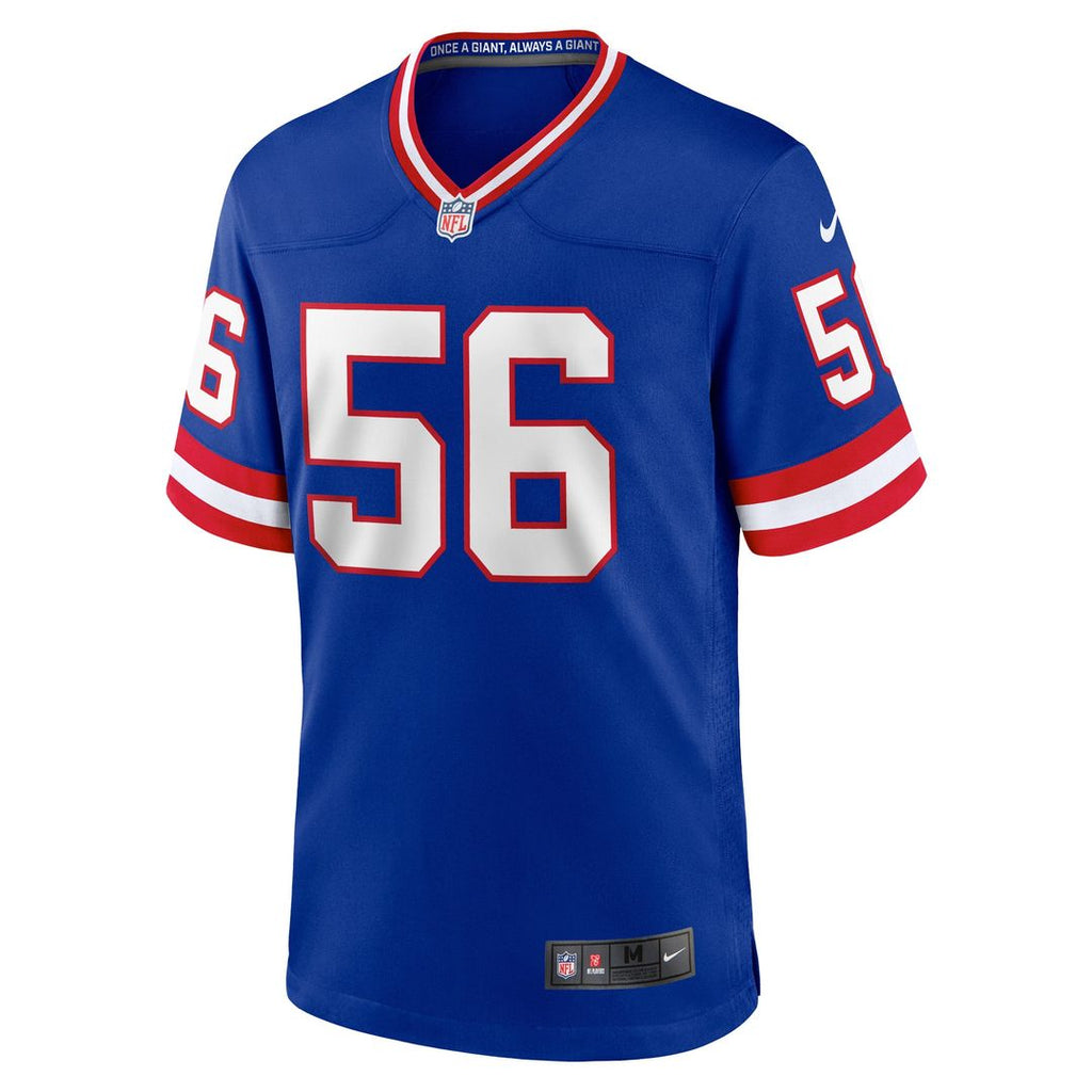 New York Giants Lawrence Taylor Royal Classic Retired Player Game Jersey product image 2, provided for visual reference and
