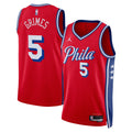 Philadelphia 76ers Brand Statement Edition Swingman Basketball Jersey - Red - Quentin Grimes - Unisex product image 1,