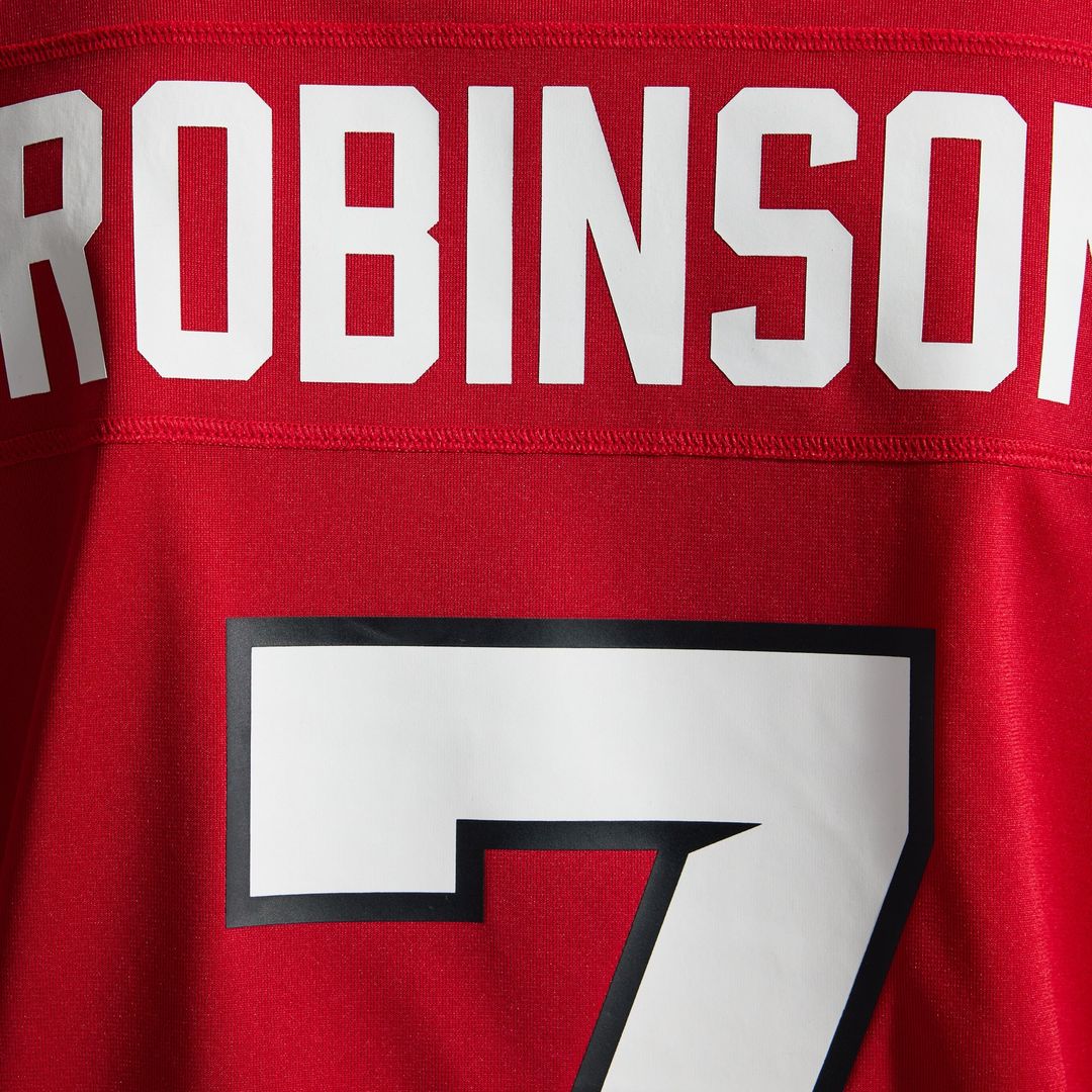 Atlanta Falcons Bijan Robinson White Game Jersey product image 32, provided for visual reference and product detail review