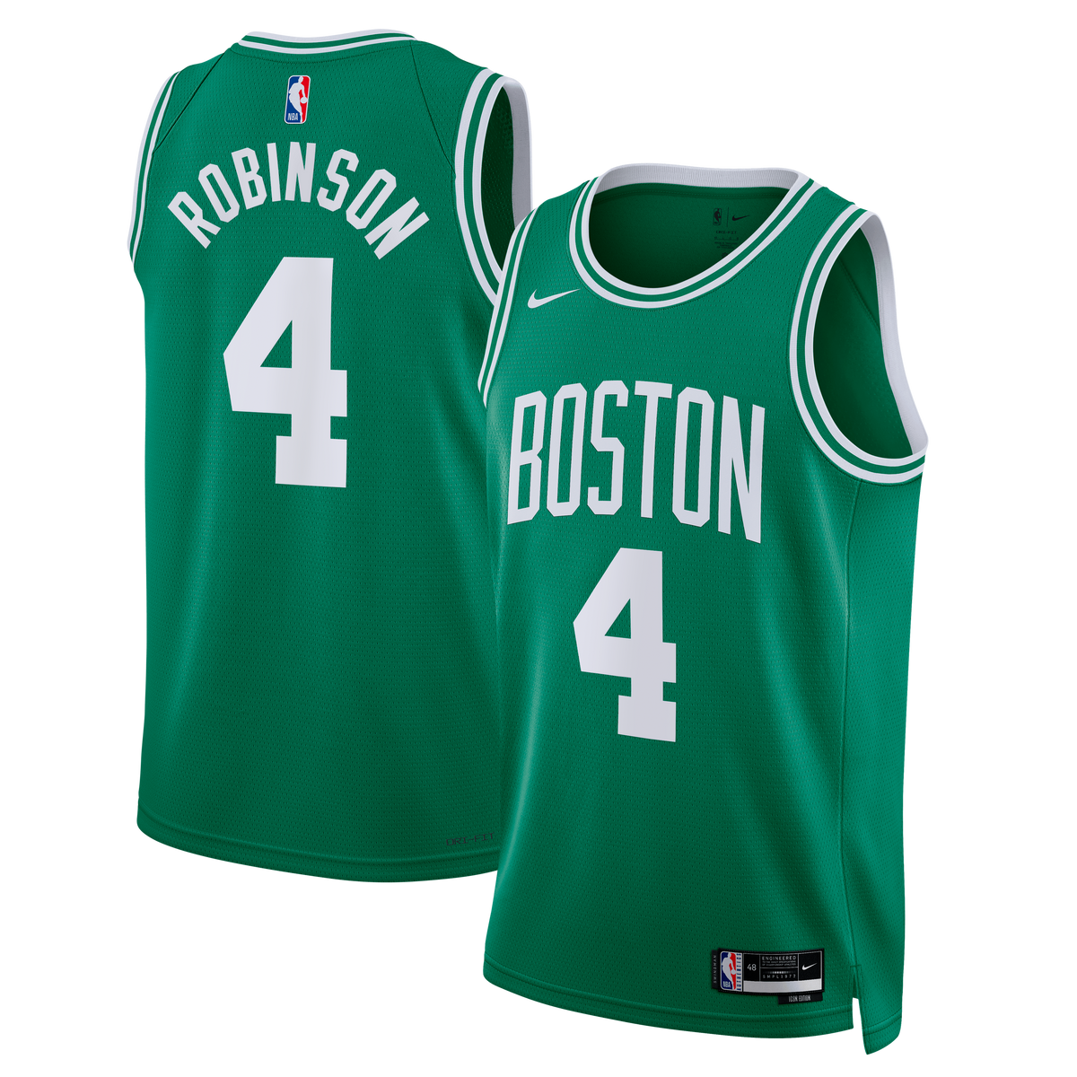 Boston Celtics Icon Edition Swingman Basketball Jersey - Kelly Green - Mitchell Robinson - Unisex product image 1, provided
