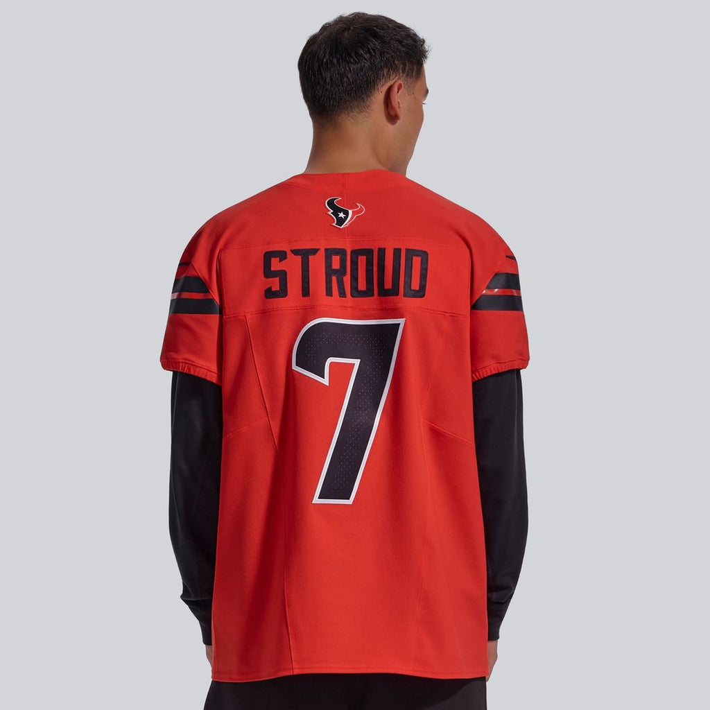 Houston Texans C.J. Stroud Red Alternate Vapor F.U.S.E. Elite Jersey product image 3, provided for visual reference and