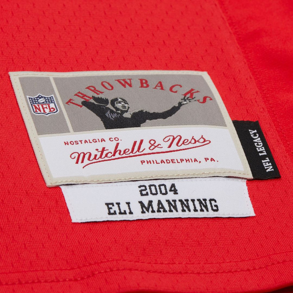 New York Giants Eli Manning Red 2004 Team Legacy Retired Player Big & Tall Jersey product image 5, provided for visual