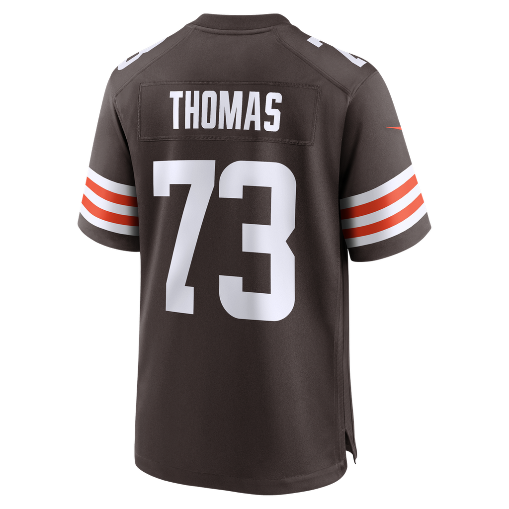 Cleveland Browns Joe Thomas White Retired Game Player Jersey product image 9, provided for visual reference and product