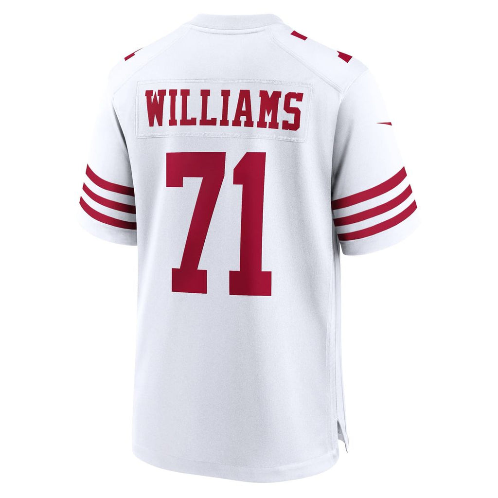 San Francisco 49ers Trent Williams Scarlet Alternate Game Jersey product image 15, provided for visual reference and product
