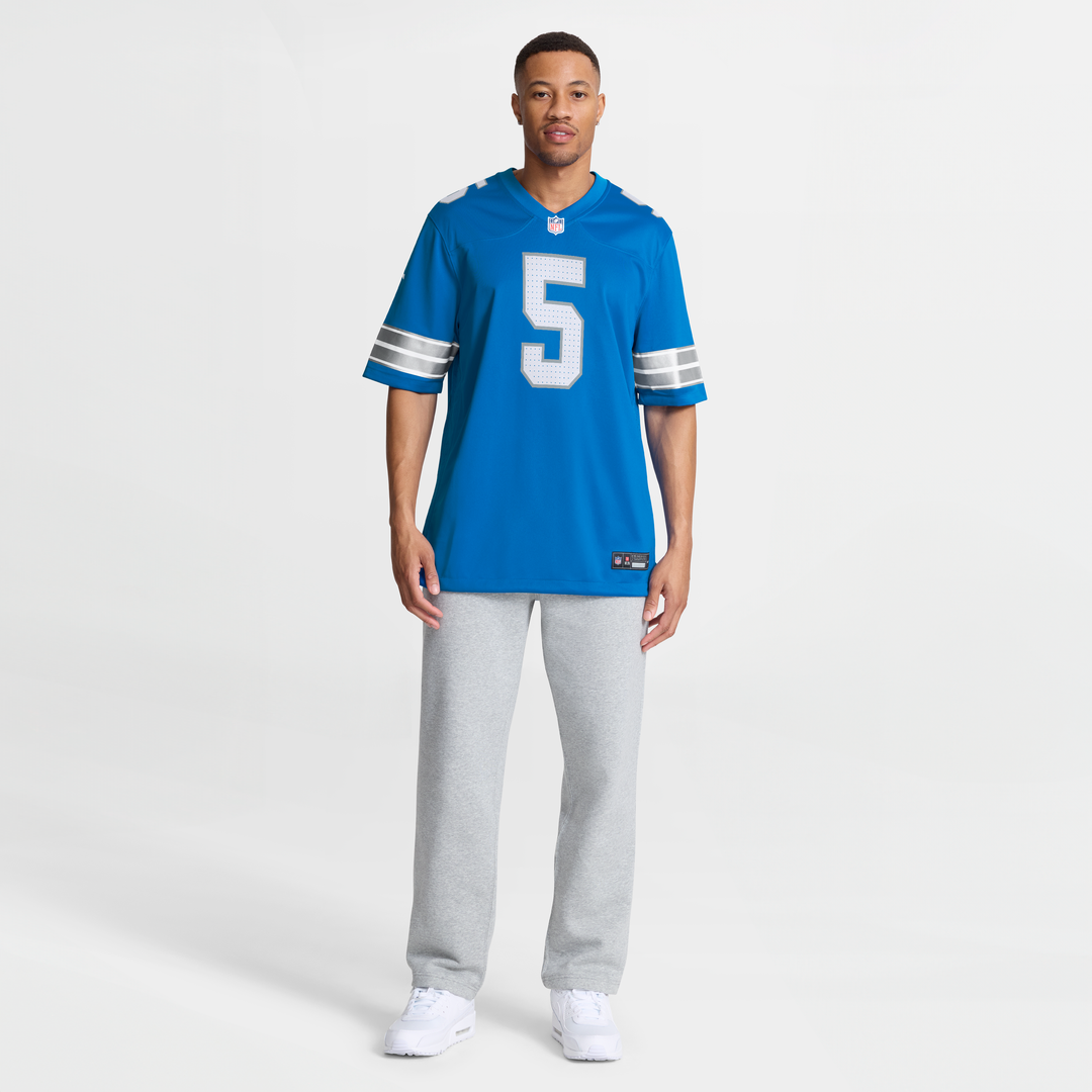 Detroit Lions Teddy Bridgewater Blue Team Game Jersey product image 4, provided for visual reference and product detail