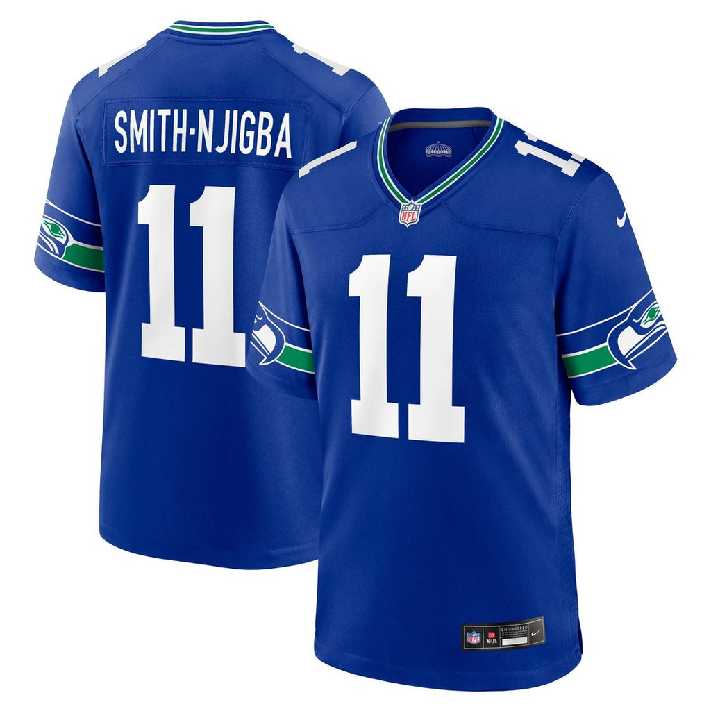 Seattle Seahawks Jaxon Smith-Njigba White Game Jersey product image 29, provided for visual reference and product detail