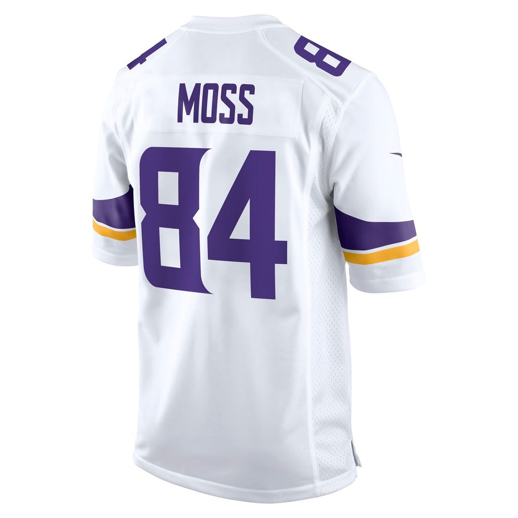 Minnesota Vikings Randy Moss Purple Game Retired Player Jersey product image 19, provided for visual reference and product