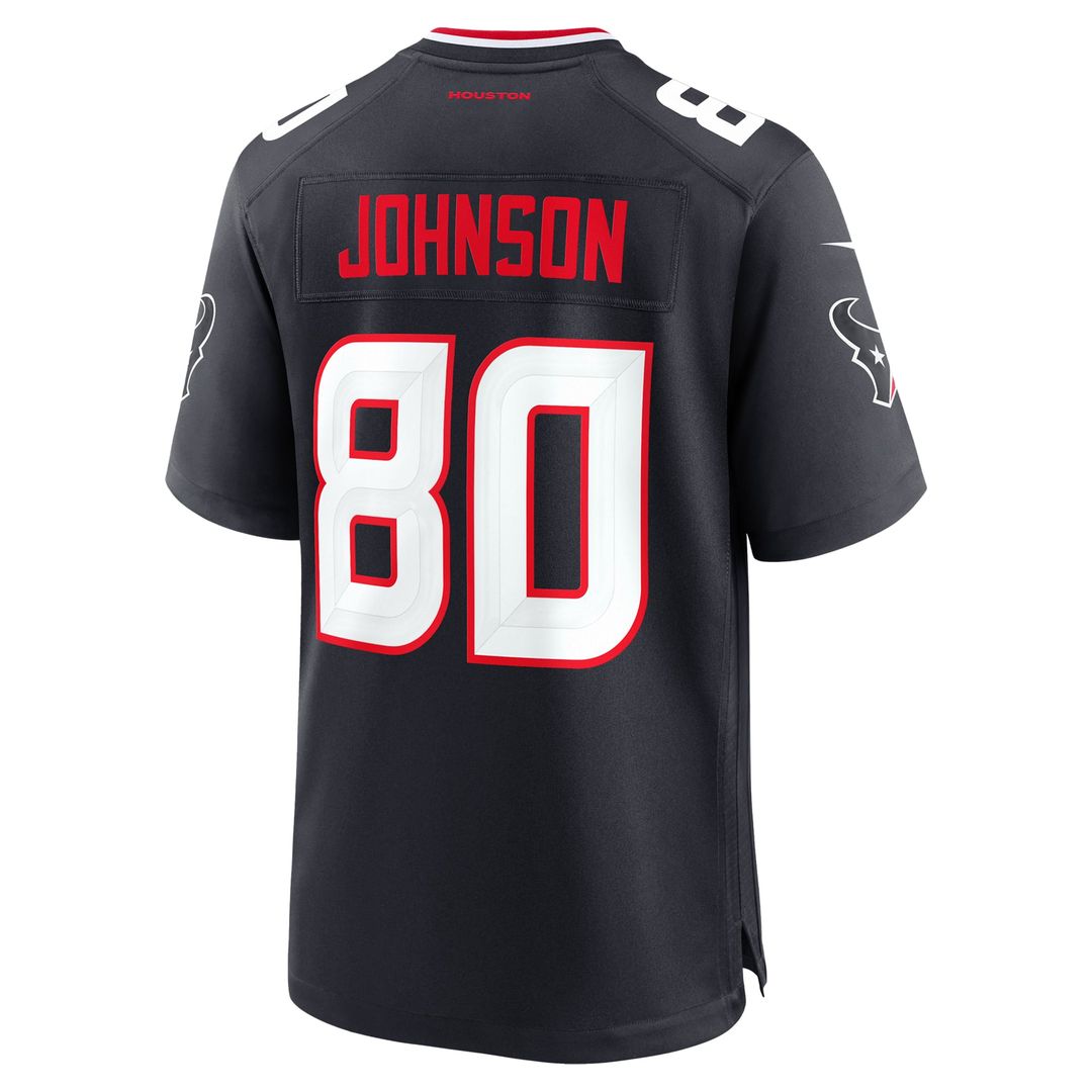 Houston Texans Andre Johnson Navy Team Retired Player Game Jersey product image 3, provided for visual reference and product