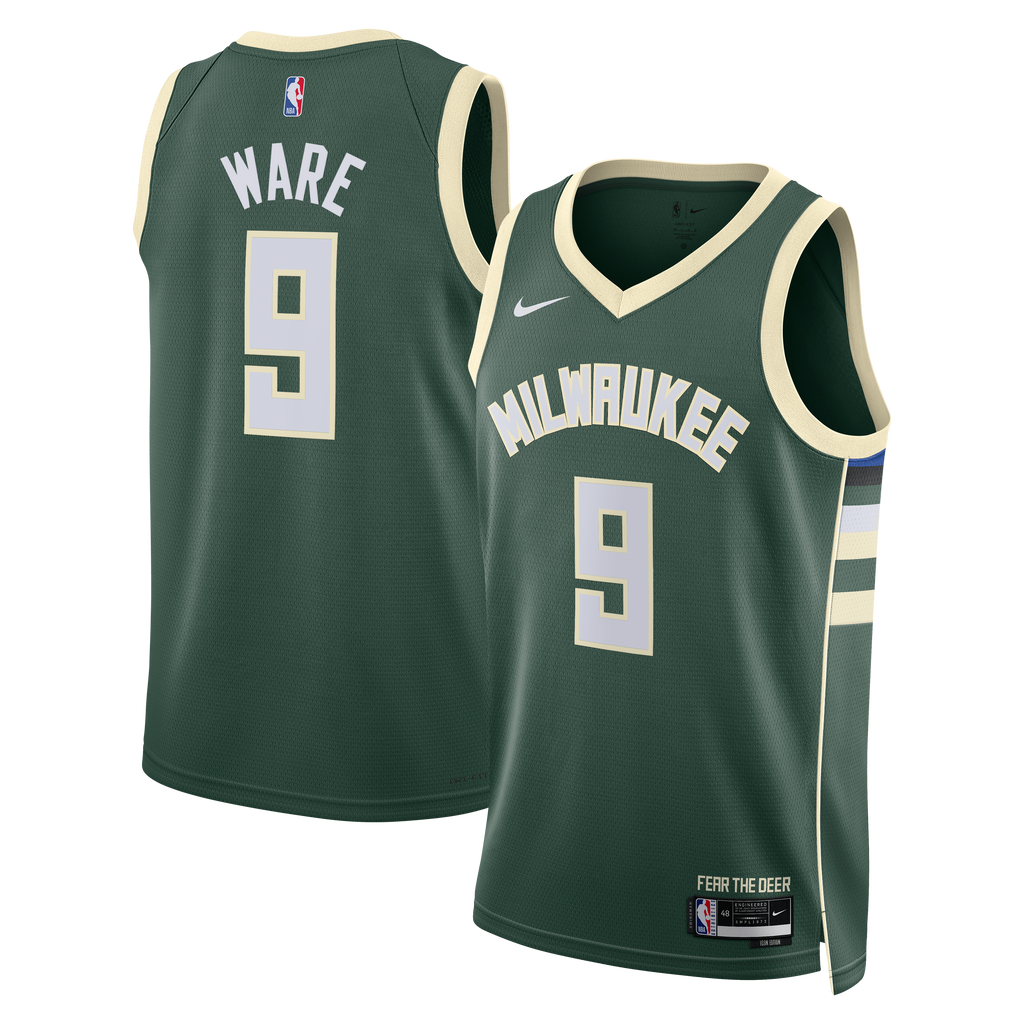 Milwaukee Bucks Nike Icon Edition Swingman Jersey - White product image 1