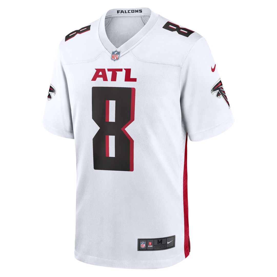 Atlanta Falcons Kyle Pitts Sr. White White Game Jersey product image 2, provided for visual reference and product detail