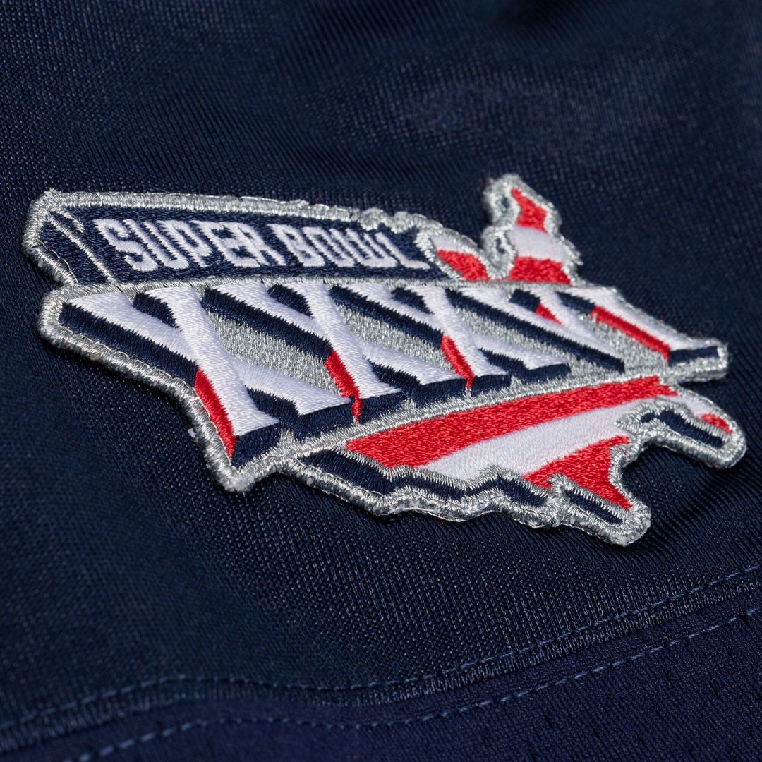 New England Patriots Tom Brady Navy Super Bowl XXXVI Authentic Throwback Jersey product image 18, provided for visual