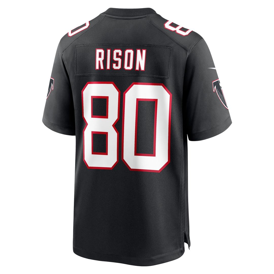 Atlanta Falcons Andre Rison Black Retired Player Jersey product image 3, provided for visual reference and product detail
