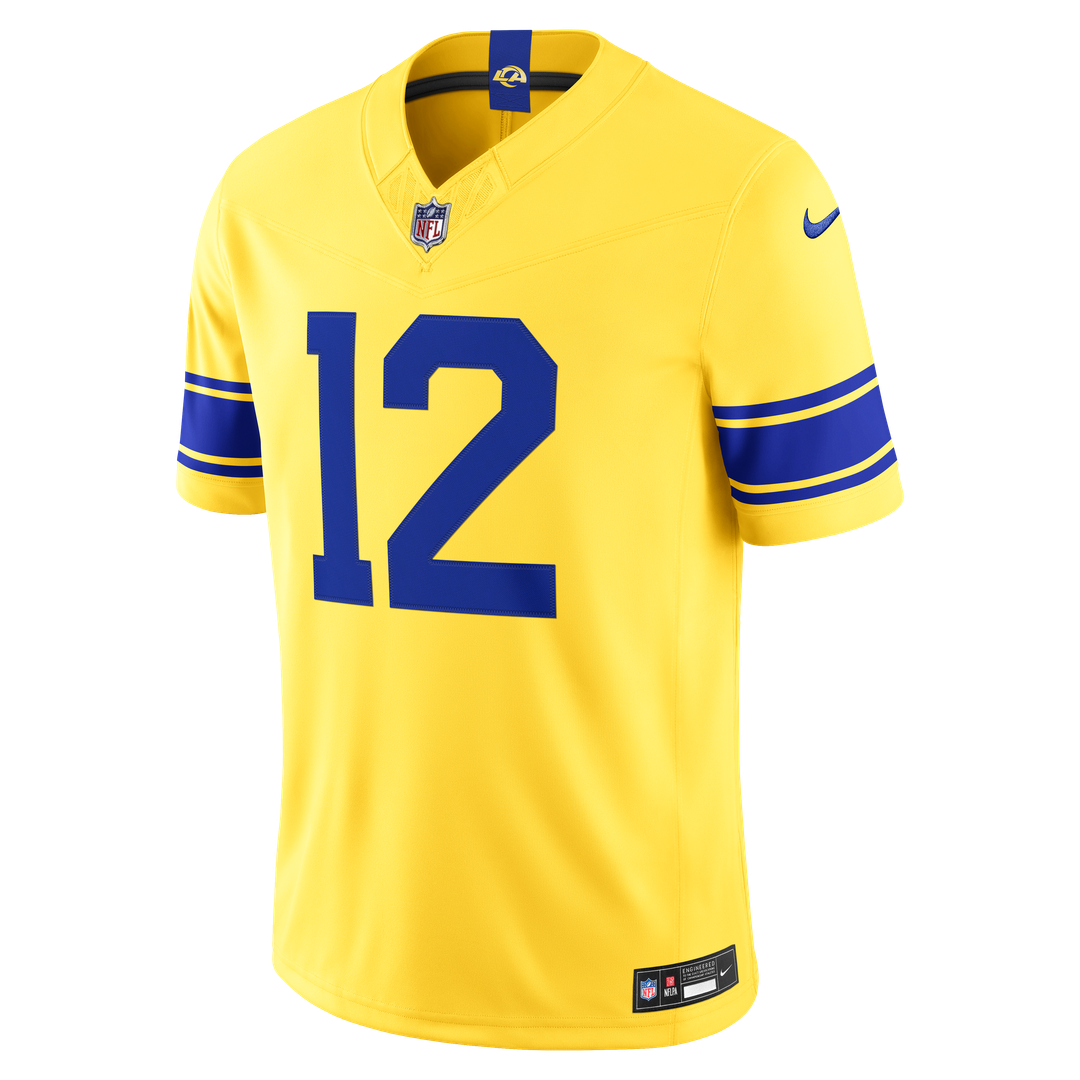 Los Angeles Rams Puka Nacua Royal Team Vapor F.U.S.E. Stitched Limited Jersey product image 29, provided for visual