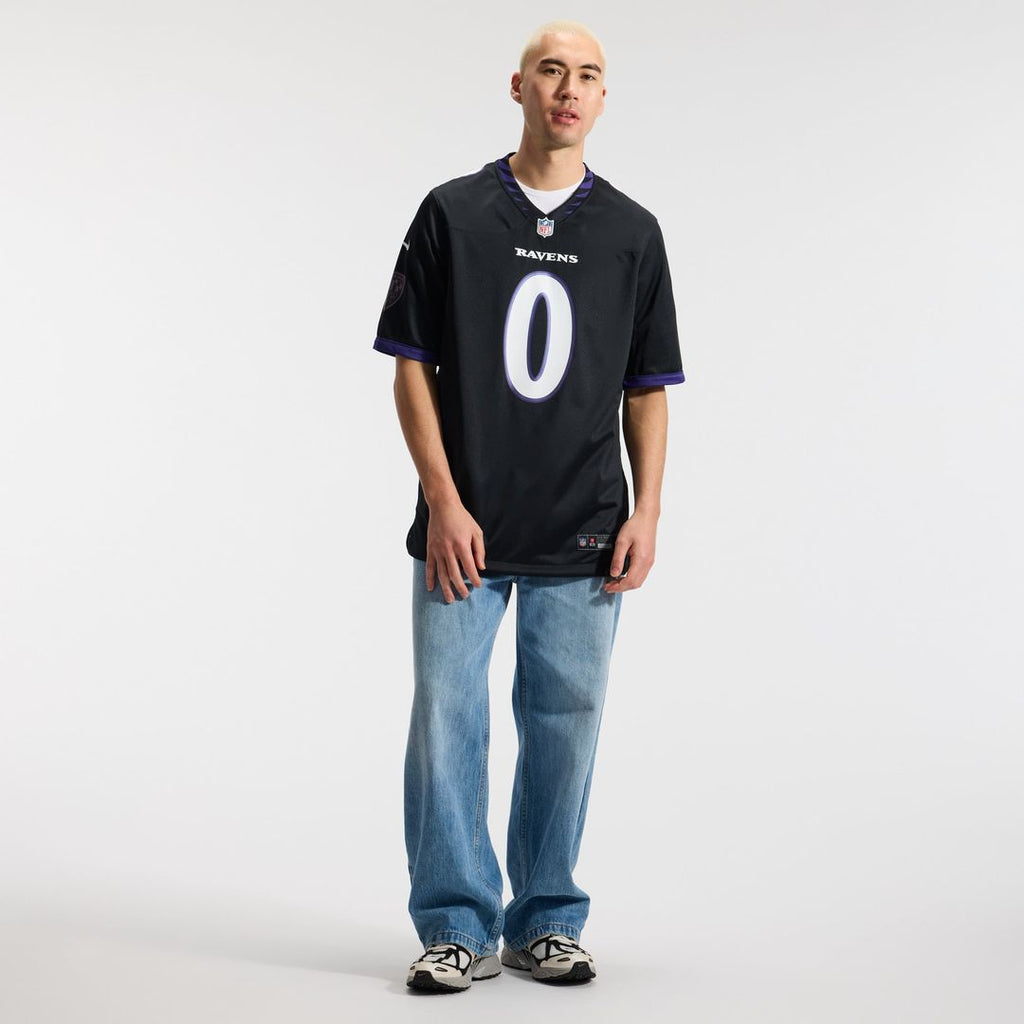 Baltimore Ravens Roquan Smith Purple Alternate Game Jersey product image 10, provided for visual reference and product