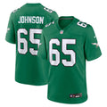 Philadelphia Eagles Lane Johnson Kelly Green Alternate Game Jersey product image 1, provided for visual reference and