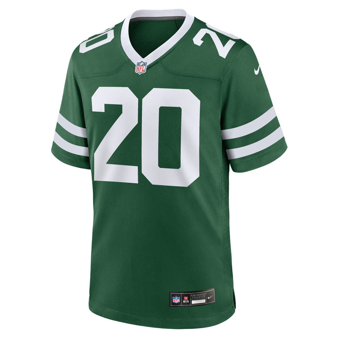 New York Jets Breece Hall Legacy White Game Jersey product image 12, provided for visual reference and product detail review