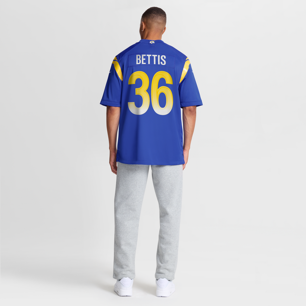 Los Angeles Rams Jerome Bettis Royal Game Retired Player Jersey product image 8, provided for visual reference and product