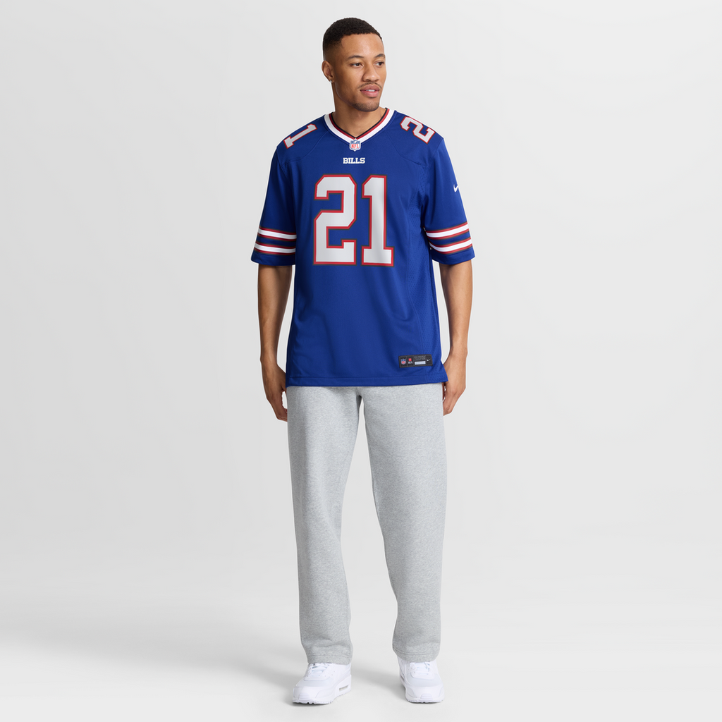 Buffalo Bills Davison Igbinosun Royal Team Game Jersey product image 2, provided for visual reference and product detail