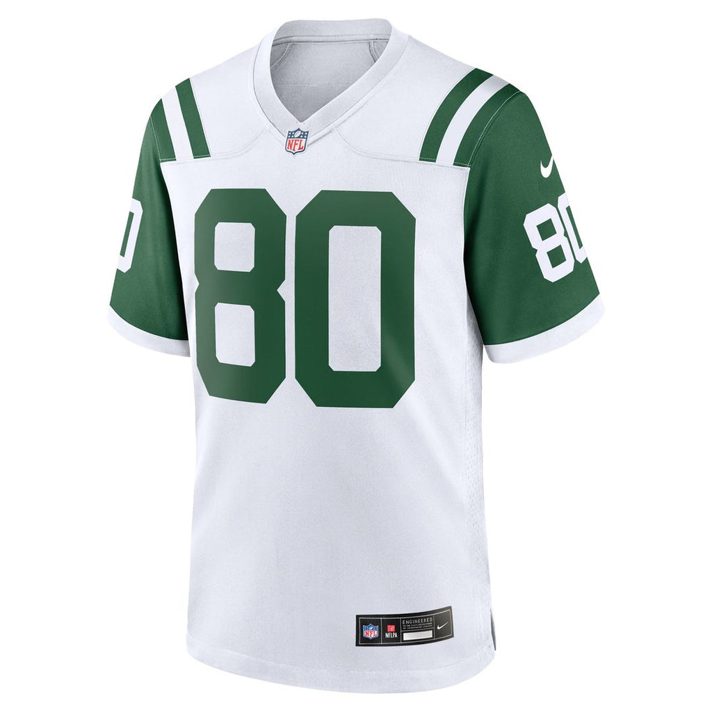 New York Jets Wayne Chrebet White Retired Player Alternate Game Jersey product image 2, provided for visual reference and