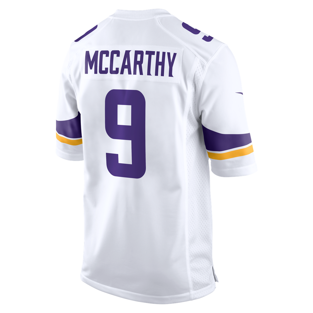 Minnesota Vikings J.J. McCarthy White Game Jersey product image 20, provided for visual reference and product detail review