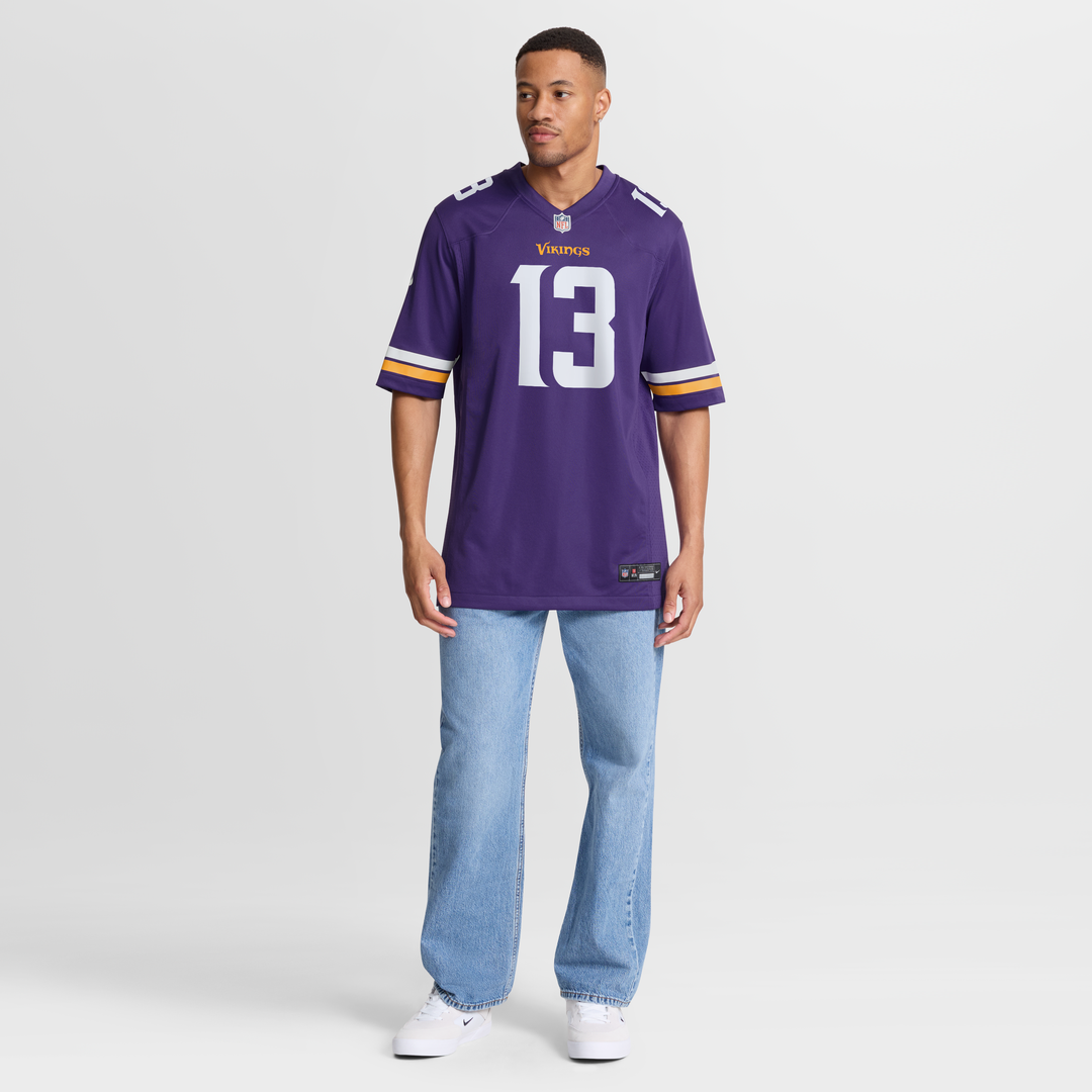 Minnesota Vikings Tai Felton Purple Team Game Jersey product image 7, provided for visual reference and product detail review