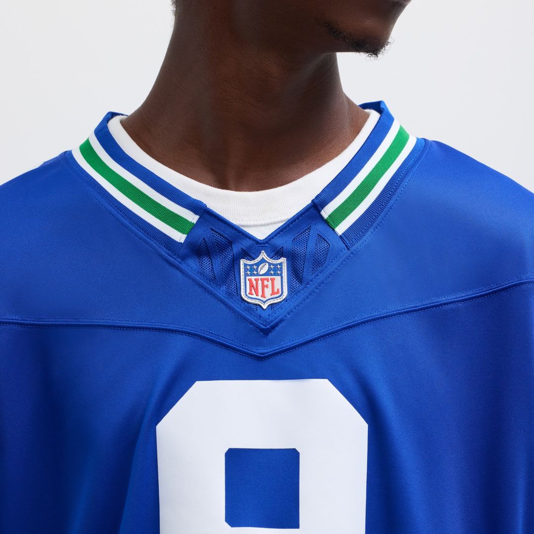 Seattle Seahawks Kenneth Walker III Royal Vapor F.U.S.E. Limited Jersey product image 7, provided for visual reference and
