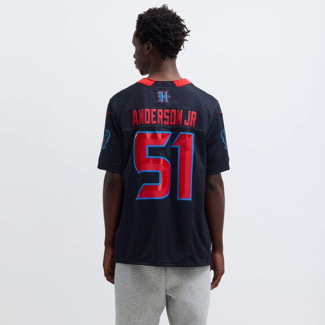 Houston Texans Will Anderson Jr. Navy 2nd Alternate Vapor F.U.S.E. Limited Jersey product image 5, provided for visual