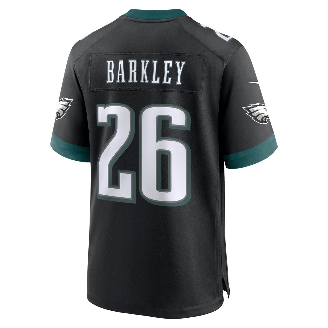 Philadelphia Eagles Saquon Barkley Midnight Green Game Player Jersey product image 23, provided for visual reference and