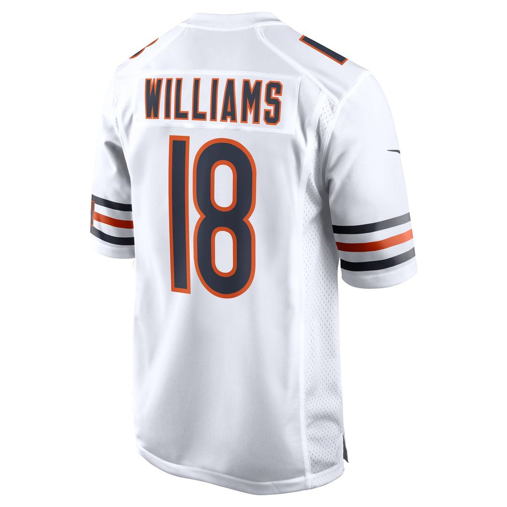 Chicago Bears Caleb Williams White First Round Pick Player Game Jersey product image 3, provided for visual reference and