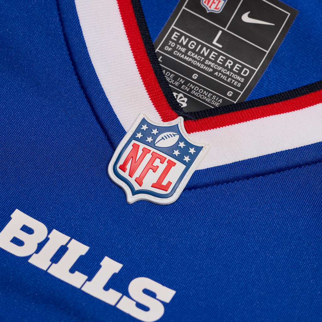 Buffalo Bills Geno Stone Royal Team Game Jersey product image 6, provided for visual reference and product detail review