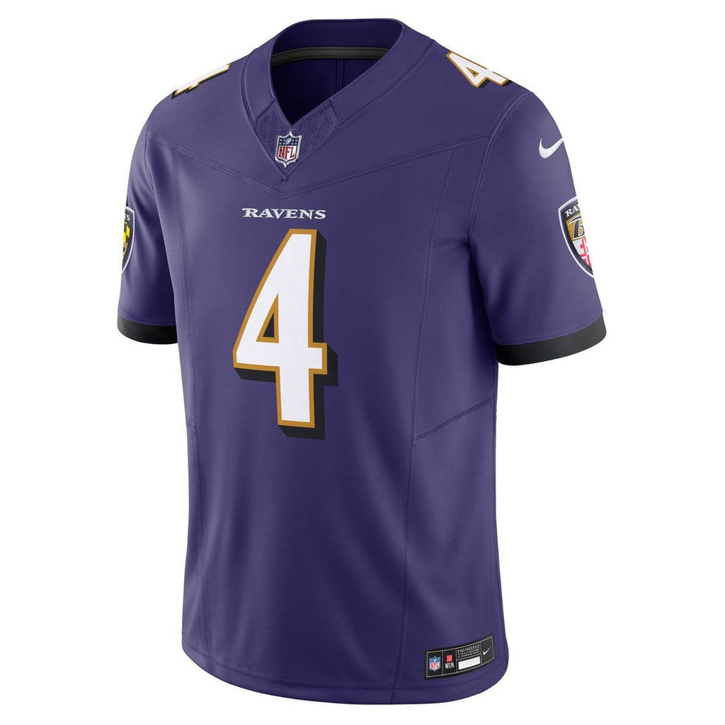 Baltimore Ravens Zay Flowers Black Alternate Vapor F.U.S.E. Limited Jersey product image 8, provided for visual reference