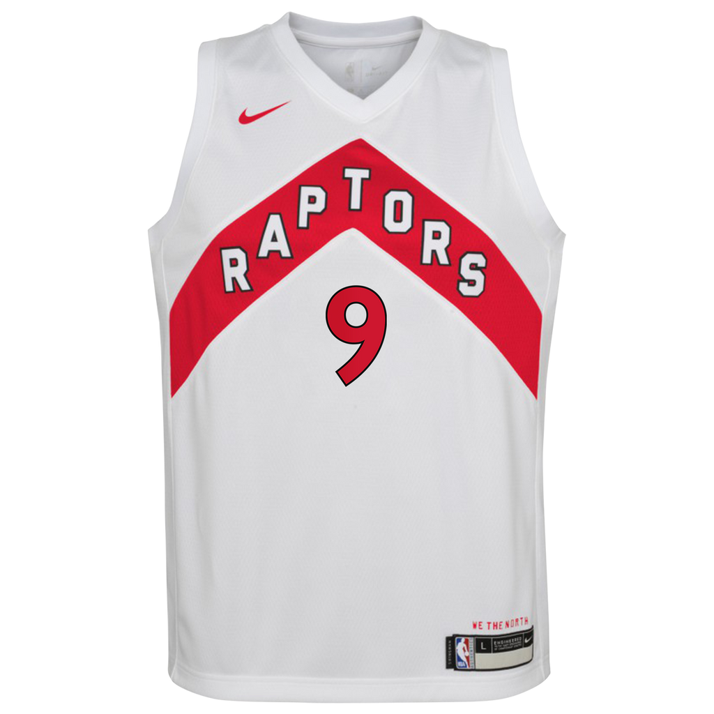 RJ Barrett Toronto Raptors Association Edition Swingman Jersey - White - Youth product image 3, provided for visual