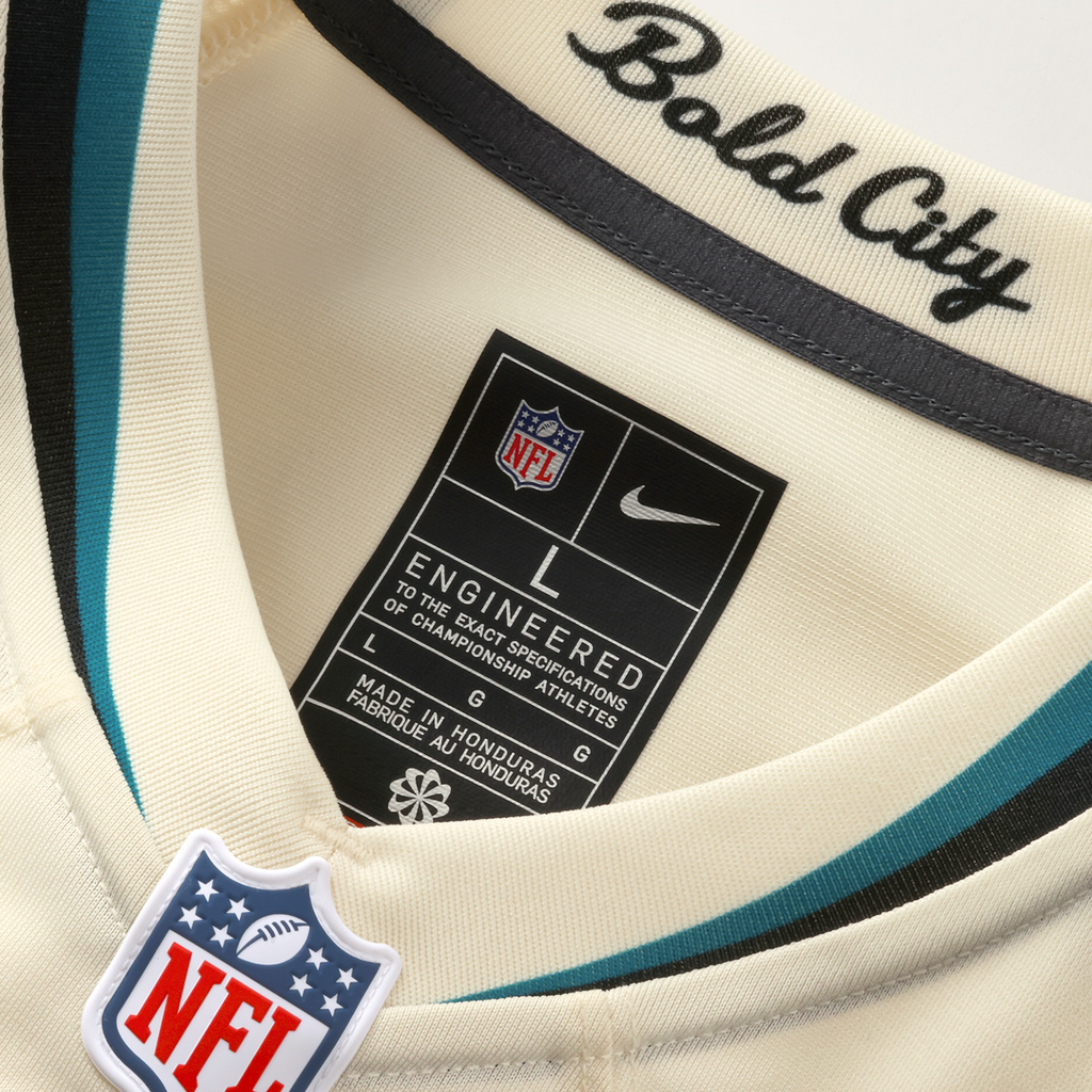 Jacksonville Jaguars Trevor Lawrence Natural 2026 Rivalries Collection Game Jersey product image 11, provided for visual