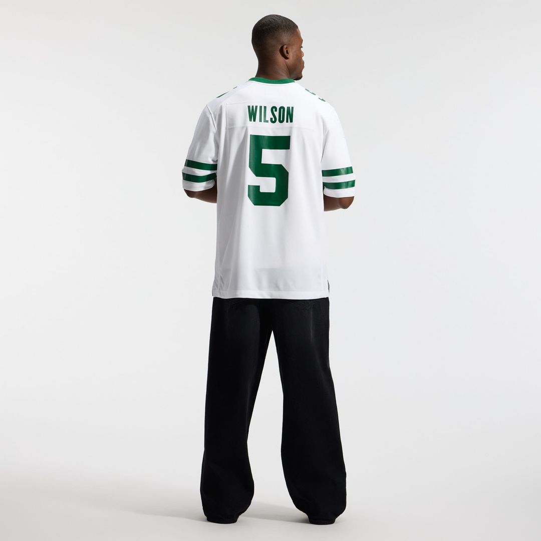 New York Jets Garrett Wilson Legacy White Game Jersey product image 18, provided for visual reference and product detail